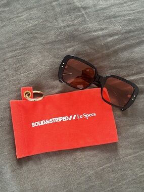 Le Specs x Solid & Striped Square Sunglasses